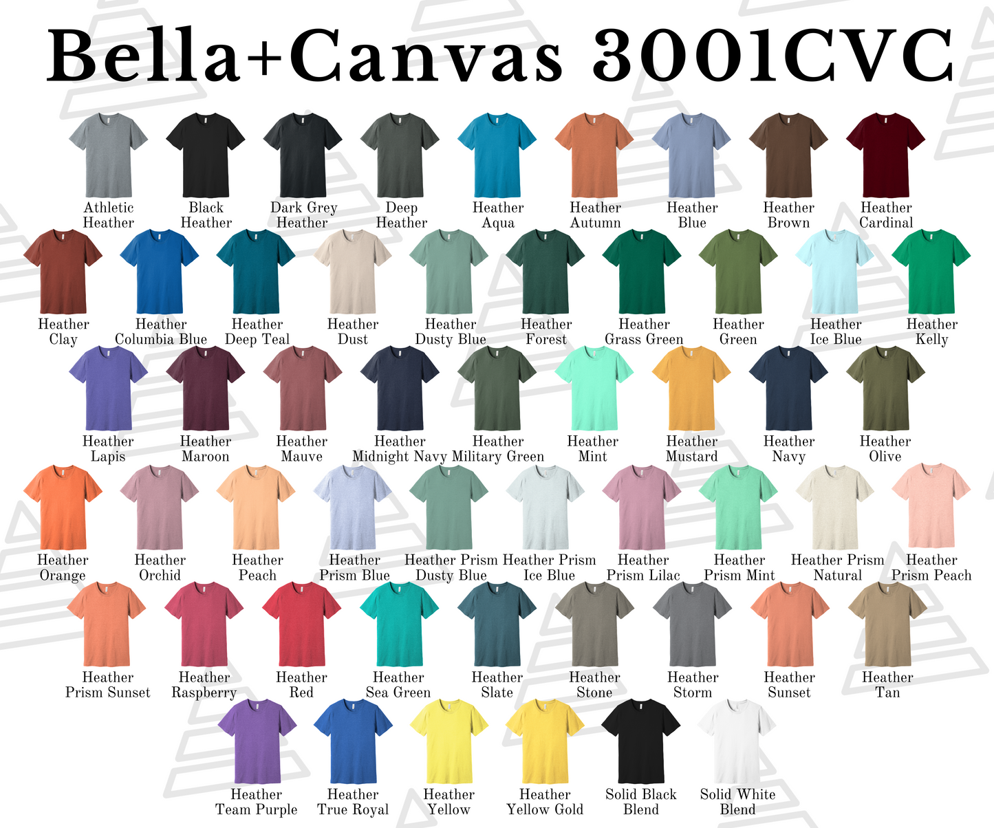 Bella Canvas 3001CVC / Blank or Custom
