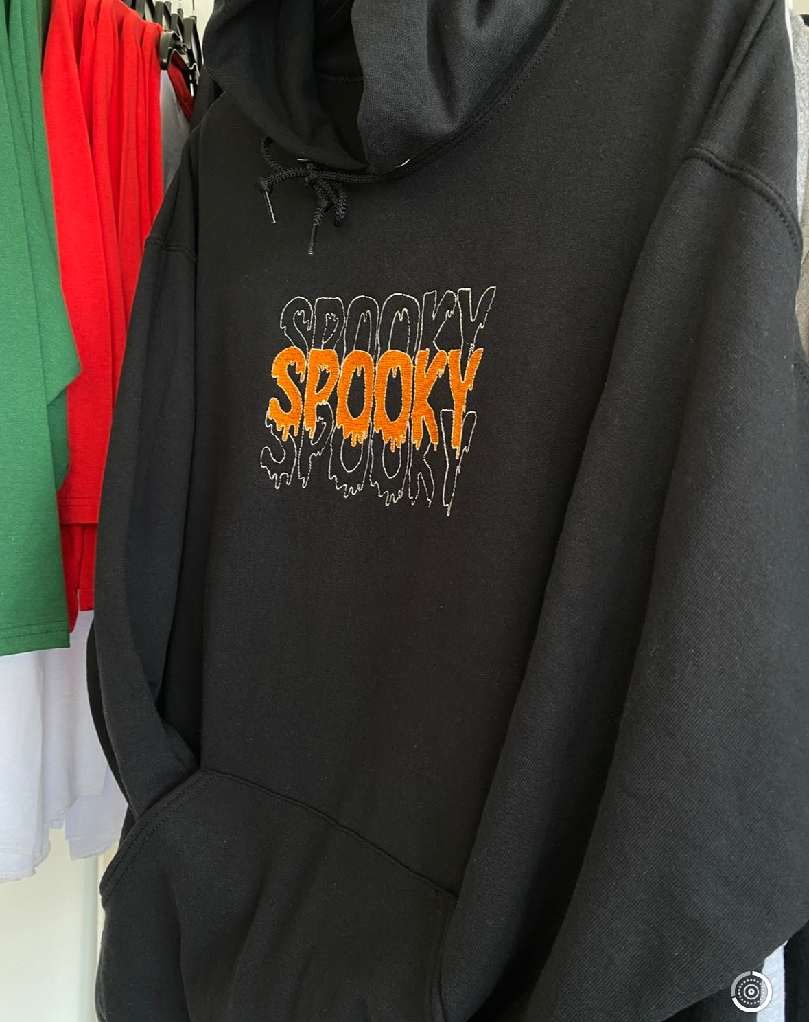 Spooky Embroidered Hoodie